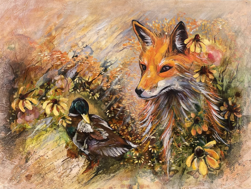Fox and the Mallard